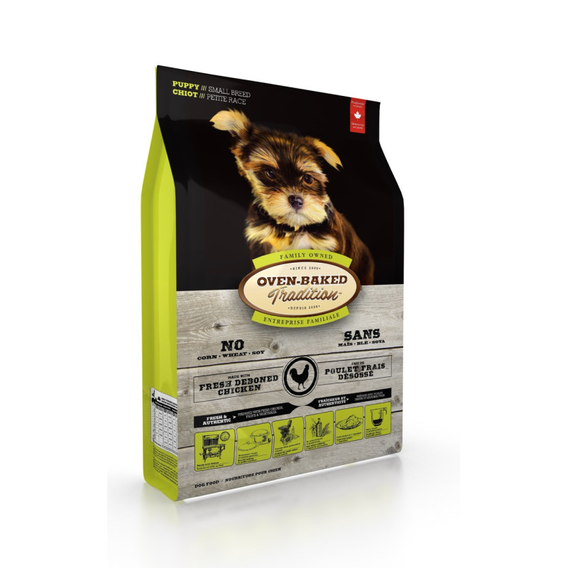 Oven-Baked Tradition Puppy Small Breed сухий корм з куркою для цуценят дрібних порід 2.27 кг - фото 4