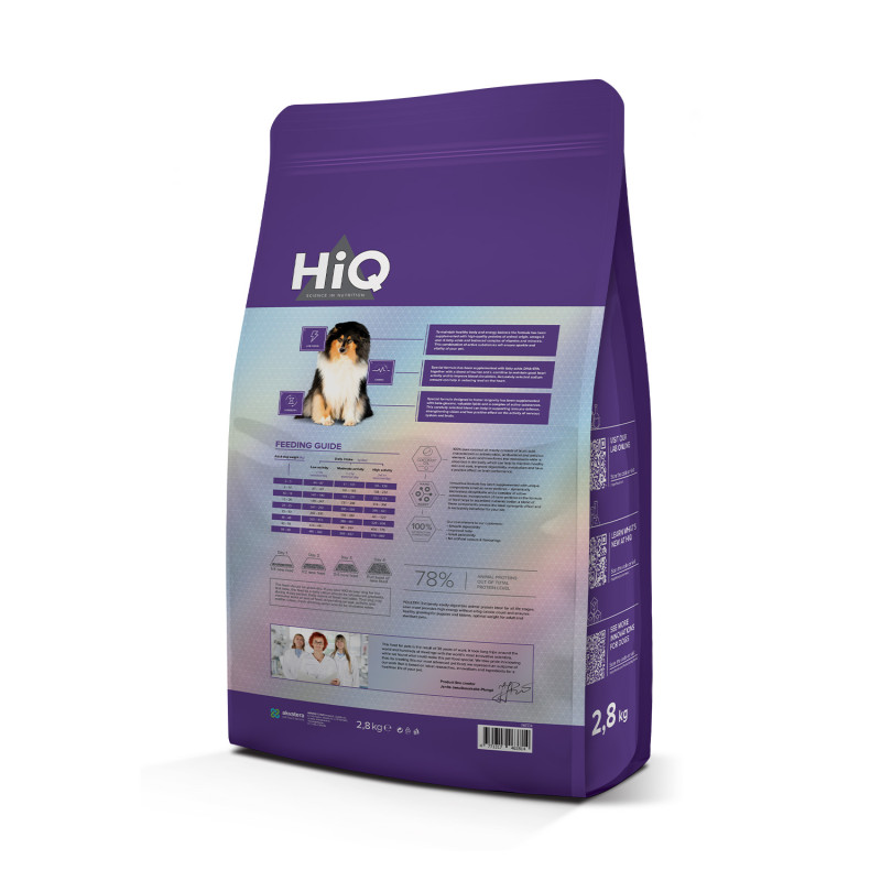 HiQ All Breed Adult сухой корм с мясом птицы для собак всех пород 11 кг - фото 2