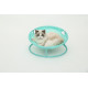 MISOKO&CO Pet bed round лежак складной для собак и кошек, 45x45x22 см, мятный - фото 5