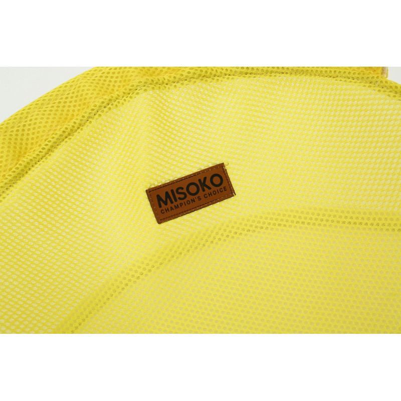 MISOKO&CO Pet bed round лежак складаний для собак та котів, 45x45x22 см, жовтий - фото 2