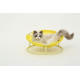 MISOKO&CO Pet bed round лежак складаний для собак та котів, 45x45x22 см, жовтий - фото 4