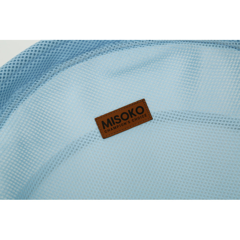 MISOKO&CO Pet bed round лежак складной для собак и кошек, 45x45x22 см, голубой - фото 2