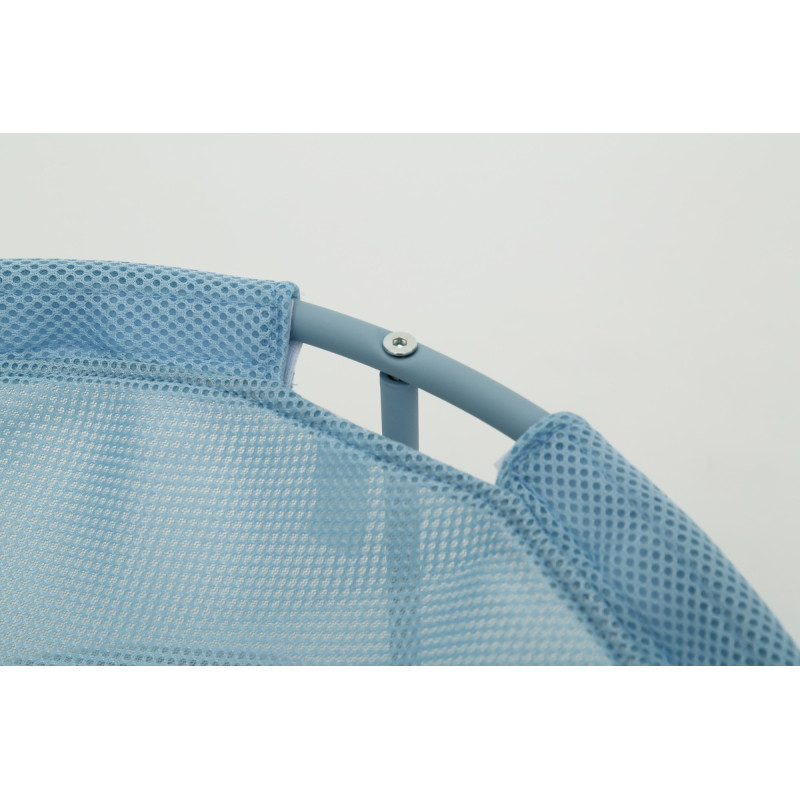 MISOKO&CO Pet bed round лежак складной для собак и кошек, 45x45x22 см, голубой - фото 3