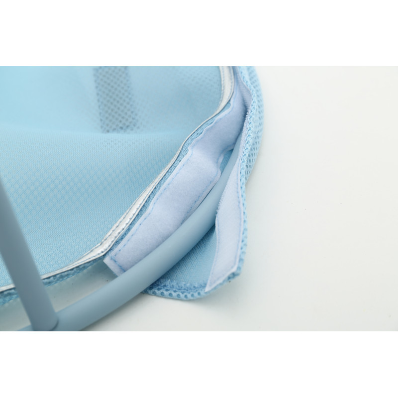 MISOKO&CO Pet bed round лежак складной для собак и кошек, 45x45x22 см, голубой - фото 4