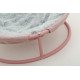 MISOKO&CO Pet bed round лежак складной для собак и кошек, 45x45x22 см, розовый - фото 3