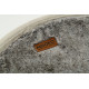 MISOKO&CO Pet bed round лежак складной для собак и кошек, 45x45x22 см, коричневый - фото 2