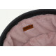 MISOKO&CO Pet bed round лежак складной для собак и кошек, 45x45x22 см, серый - фото 2
