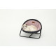 MISOKO&CO Pet bed round лежак складной для собак и кошек, 45x45x22 см, серый - фото 5