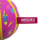 Misoko&Co Basketball Ball игрушка для собак, 18.5 см, розовый - фото 2