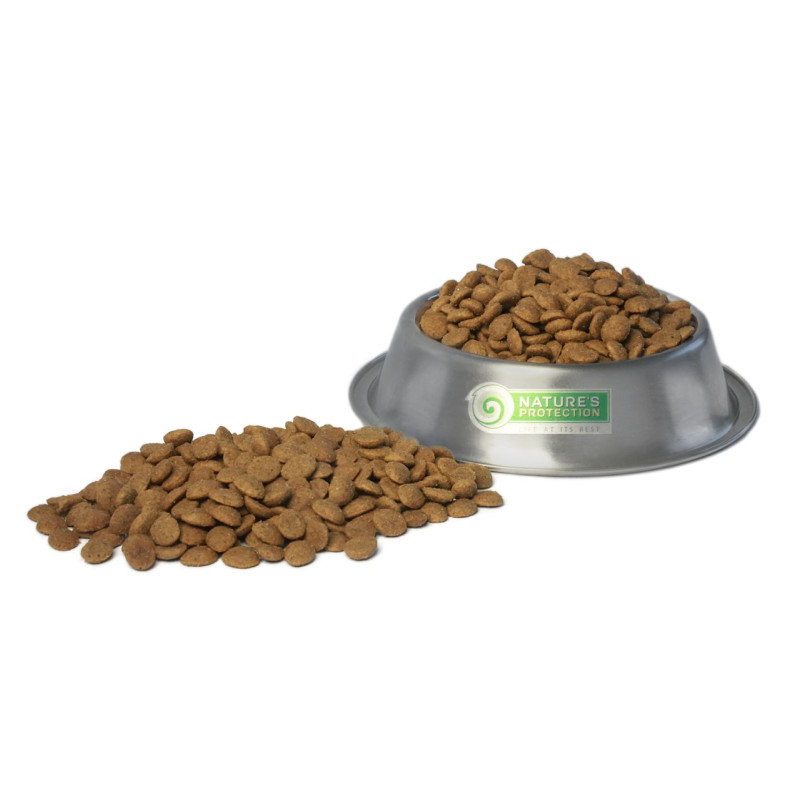 Nature's Protection Lifestyle GF Salmon Senior Cat сухой корм с лососем для пожилых котов 1.5 кг - фото 3