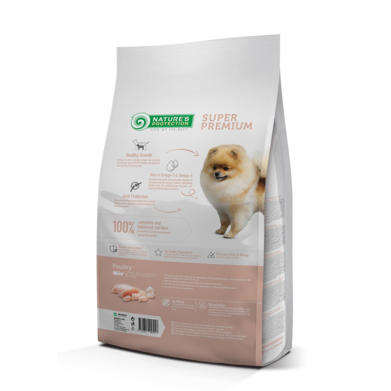 Nature's Protection Mini Junior Small Breeds сухой корм для щенков малых пород 7.5 кг - фото 2
