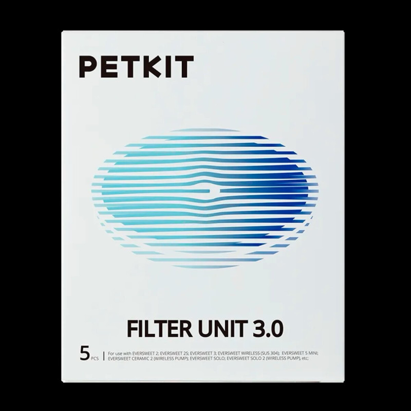 Petkit Fountain Filter Unit 3.0 змінний фільтр для поїлок Petkit Eversweet, 5 шт - фото 3