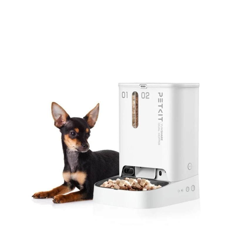 Petkit Yumshare Dual-Hopper With Camera смарт-кормушка для собак и котов, 5 л - фото 6