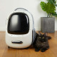 Petkit Breezy2 Smart Cat Carrier рюкзак-переноска для котов и собак малых пород, 45 см х 33 см х 30 см, белый - фото 5