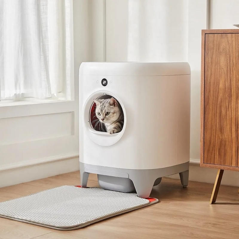 Petkit Pura X Self-Cleaning Cat Litter Box смарт-туалет для котів, 64 см х 53 см х 50 см - фото 7