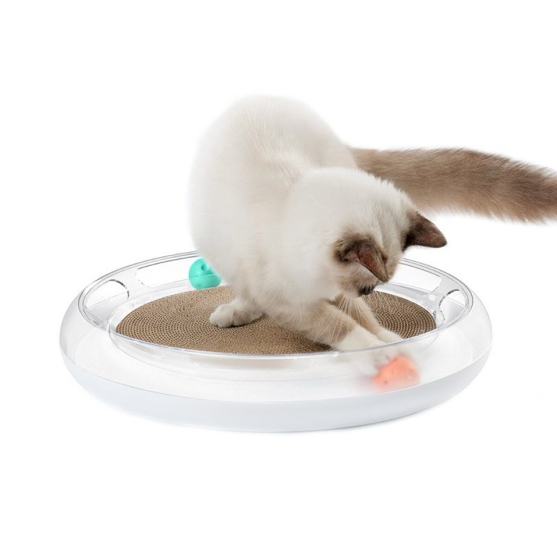 Petkit Fun 4 In 1 Cat Scratcher когтеточка с игрушками, 43 см - фото 2