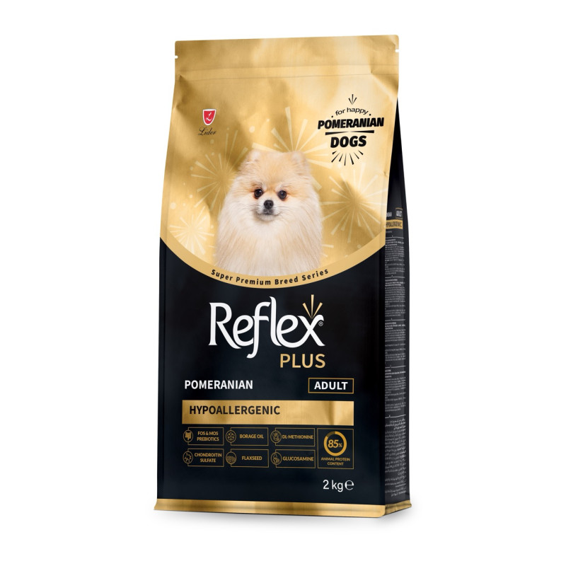 Reflex Plus Pomeranian сухой корм для собак породы померанский шпиц, 2 кг - фото 2