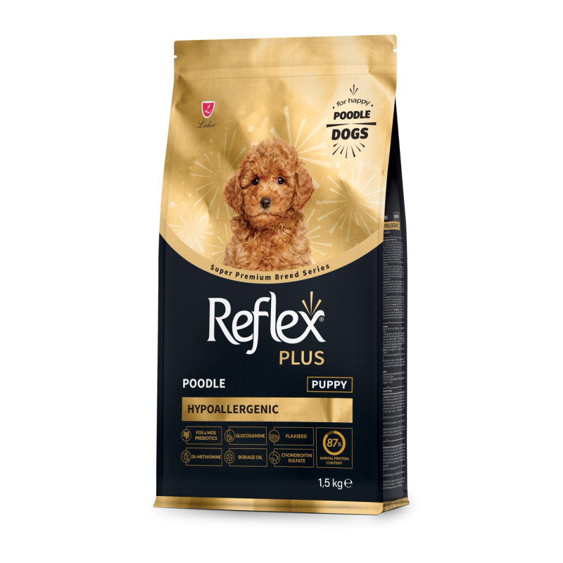 Reflex Plus Poodle Puppy сухий корм для цуценят породи пудель, 1.5 кг - фото 2