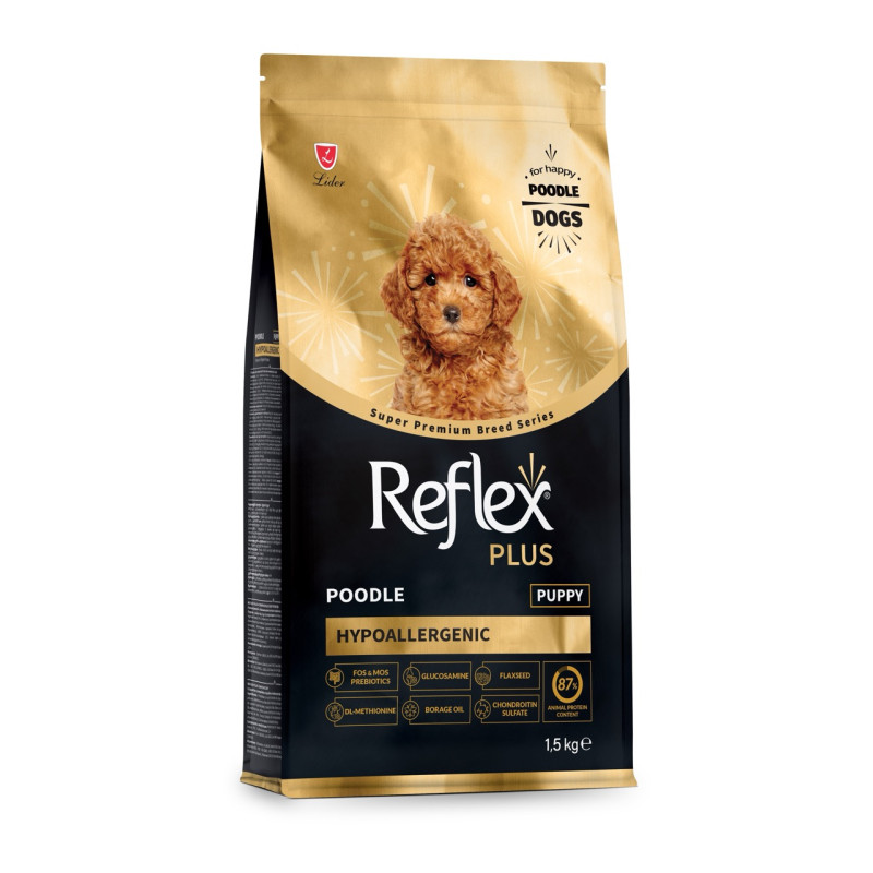 Reflex Plus Poodle Puppy сухий корм для цуценят породи пудель, 1.5 кг - фото 3