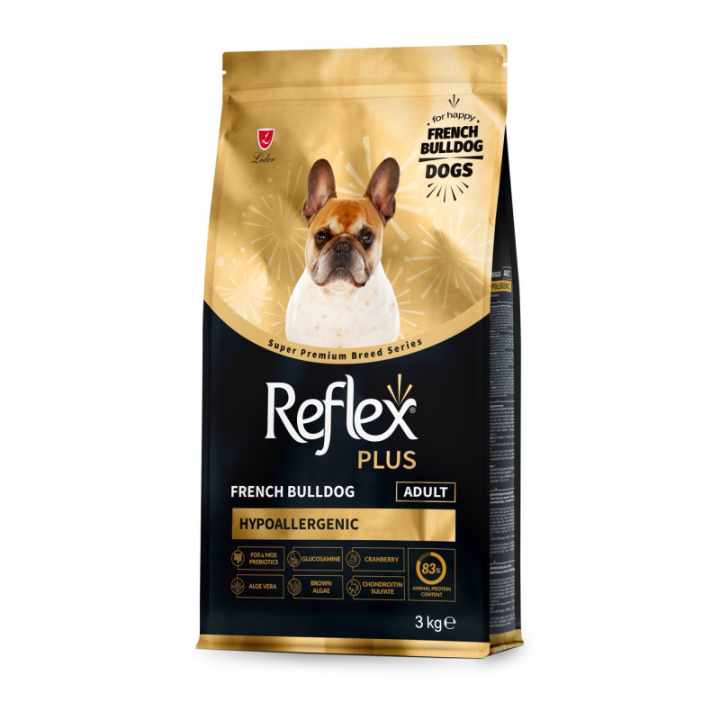 Reflex Plus French Bulldog Adult сухой корм для собак породы французский бульдог, 3 кг - фото 3