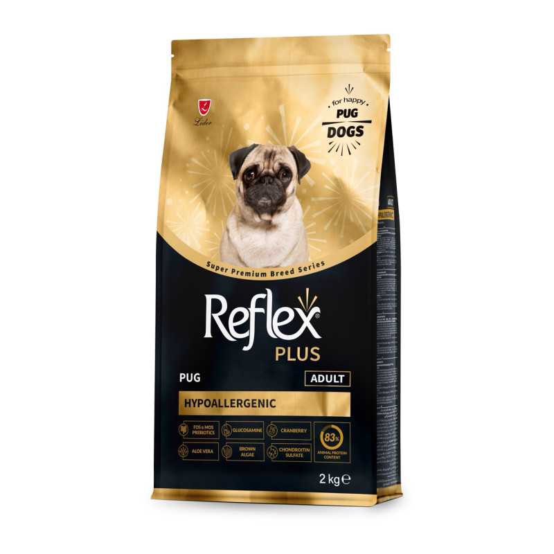 Reflex Plus Pug сухий корм для собак породи мопс, 2 кг - фото 3