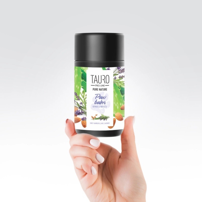 Tauro Pro Line Pure Nature Paw Balm Repairs & Protects бальзам для лап собак и котов, 75 мл - фото 2