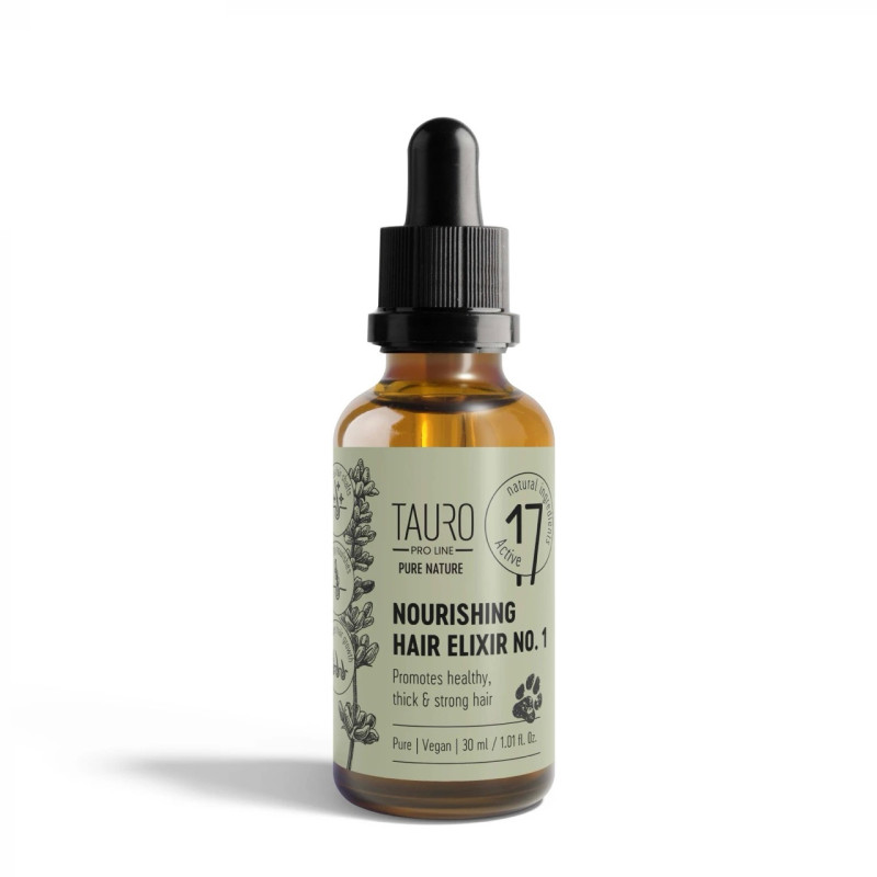 Tauro Pro Line Pure Nature Nourishing Elixir №1 эликсир для кожи и шерсти собак и кошек, 30 мл - фото 2