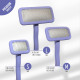 Tauro Pro Line пуходерка прямоугольная, 9.2 х 17 см, фиолетовая - фото 3