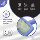 Tauro Pro Line пуходерка прямоугольная, 12 х 17.8 см, фиолетовая - фото 4