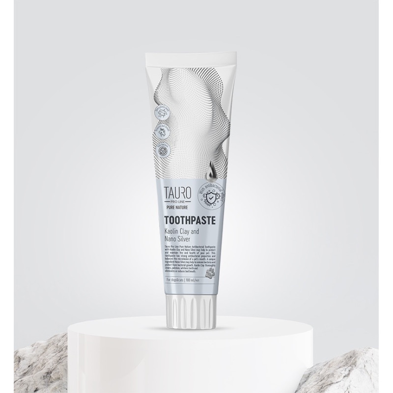 Tauro Pro Line Pure Nature зубна паста з наночастинками срібла для собак та кішок, 100 мл - фото 2