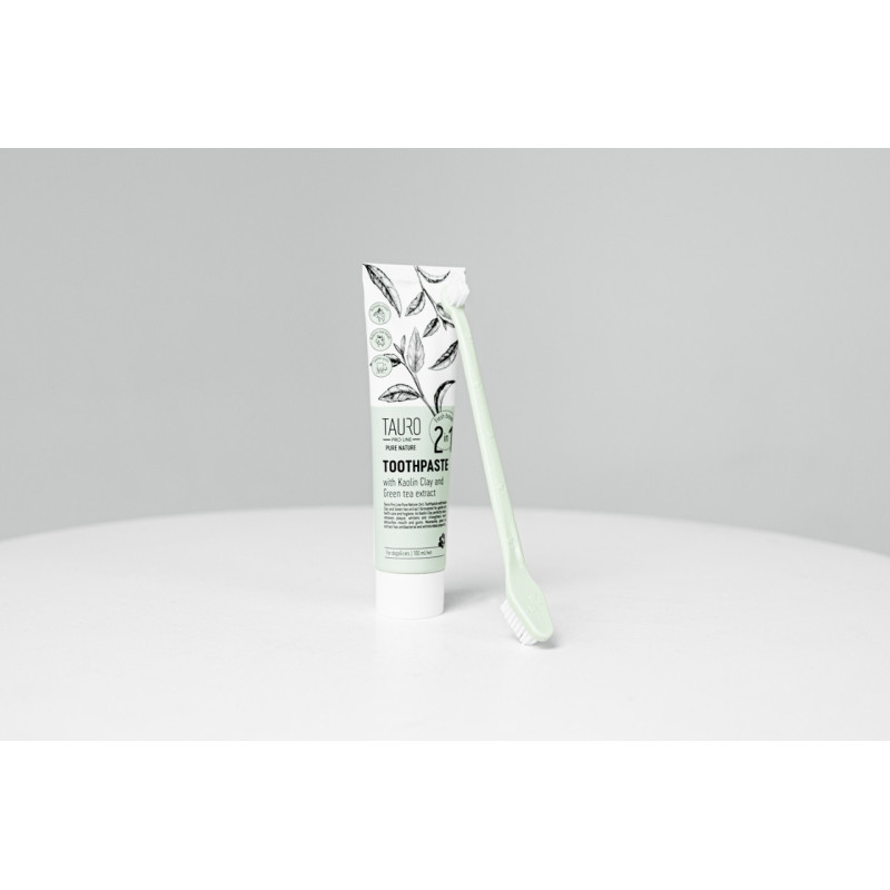Tauro Pro Line Pure Nature зубная паста с экстрактом зеленого чая для собак и кошек, 100 мл - фото 3