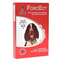 ModeS ForcEct противопаразитарные капли для собак весом 10-20 кг, 3 пип