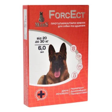 ModeS ForcEct противопаразитарные капли для собак весом 20-30 кг, 3 пип