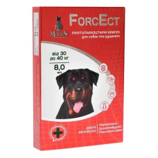ModeS ForcEct противопаразитарные капли для собак весом 30-40 кг, 3 пип
