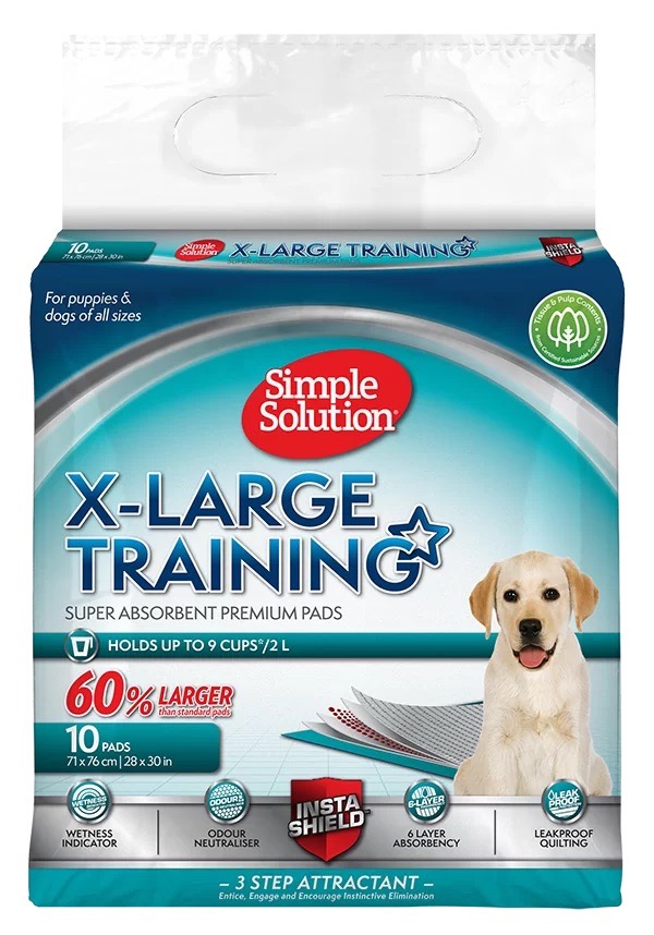 Simple Solution Training Pads пелюшки для цуценят, 71 х 76 см, 10 шт
