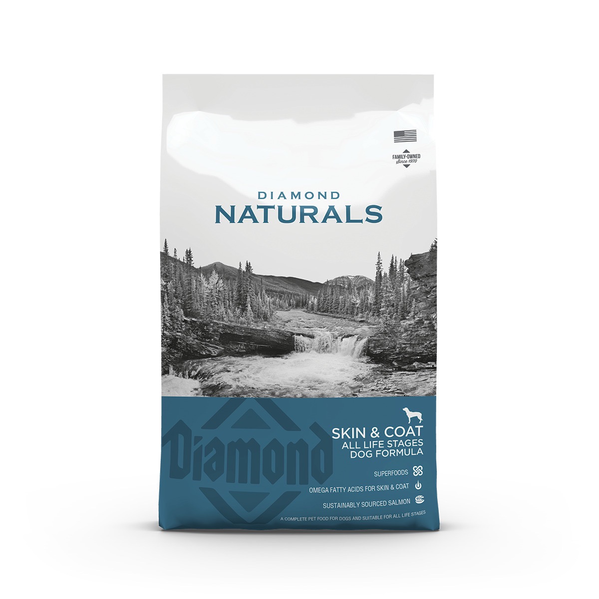 Diamond Naturals All Life Stages Dog Skin & Coat сухий корм для здоров'я шкіри та шерсті для собак на всіх стадіях життєвого циклу 2 кг