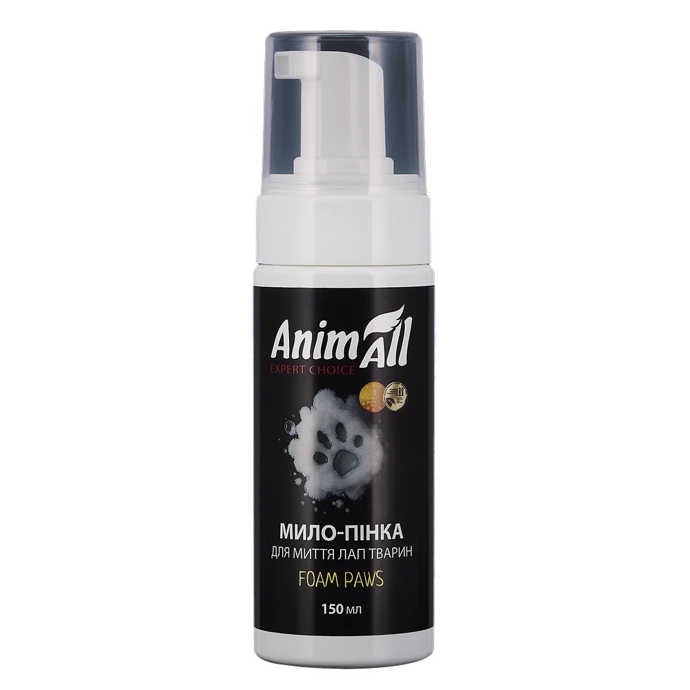 AnimAll Clean Paws мило-піна для миття лап тварин, 150 мл