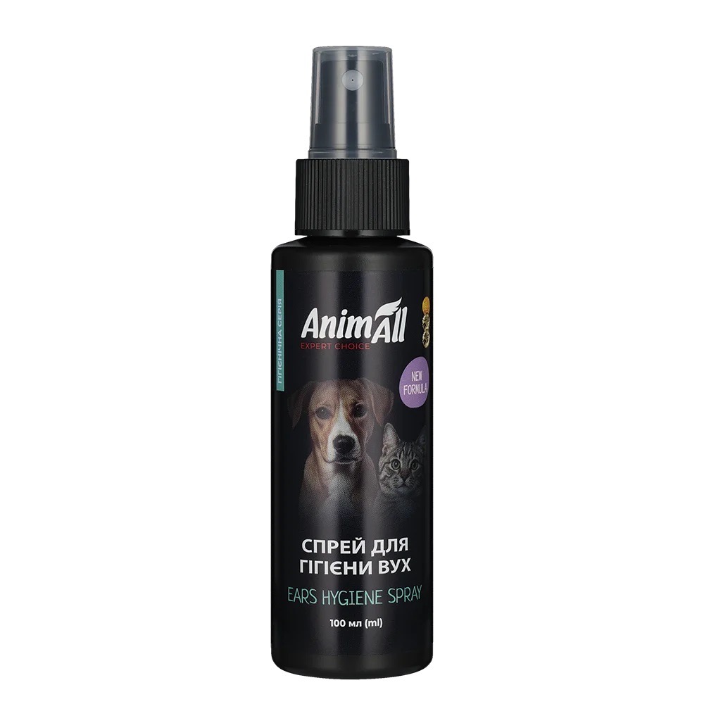 AnimAll Ears Spray спрей для догляду за вухами собак та котів, 100 мл