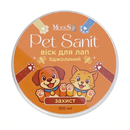 Modes PetSanit віск для лап собак та котів, 100 мл