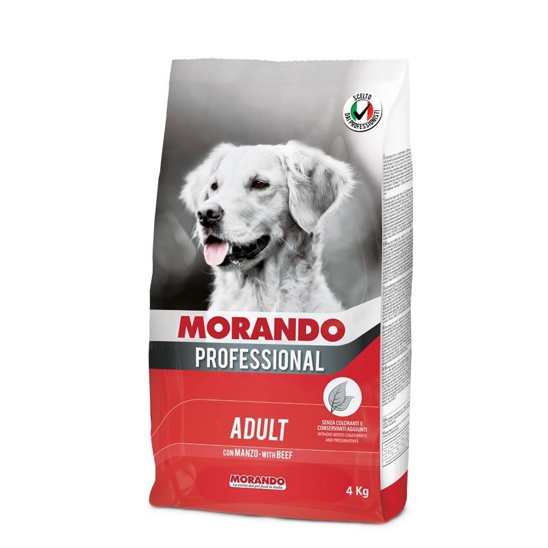 Morando Professional Dog Medium Beef сухий корм із яловичиною для собак, 4 кг