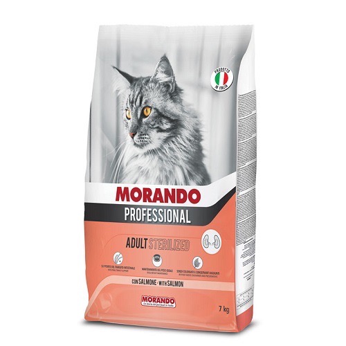 Morando Professional Cat Sterilized Salmon сухий корм із лососем для стерилізованих котів, 7 кг