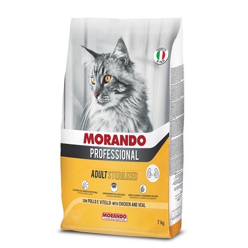 Morando Professional Cat Sterilized Chicken and Veal сухий корм з куркою та телятиною для стерилізованих котів, 7 кг