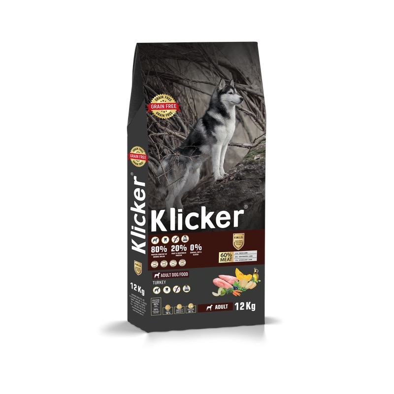 Klicker Dog All Breeds Turkey сухий корм для собак з індичкою, 12 кг