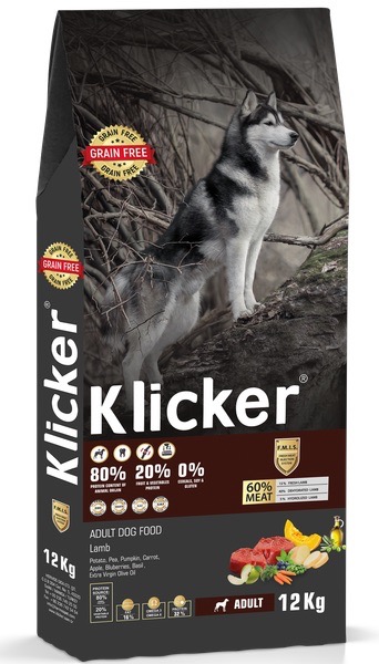 Klicker Dog All Breeds Lamb сухий корм для собак з ягнятком, 12 кг