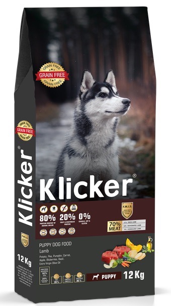 Klicker Puppy Lamb сухий корм для цуценят з ягнятком, 12 кг
