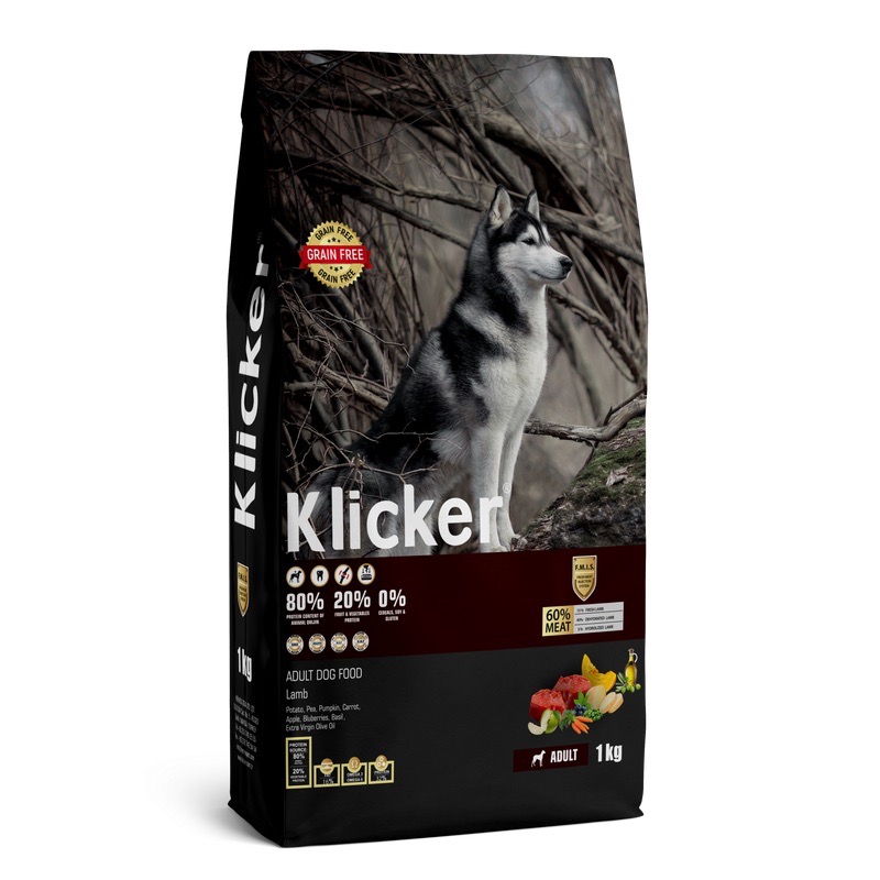 Klicker Dog All Breeds Lamb сухий корм для собак з ягнятком, 1 кг