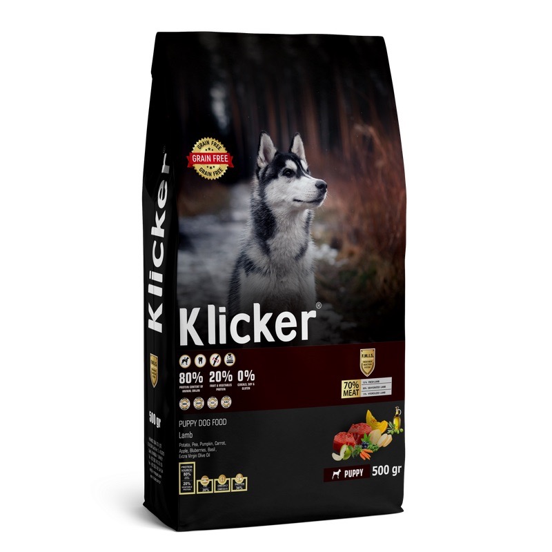 Klicker Puppy Lamb сухий корм для цуценят з ягнятком, 500 г