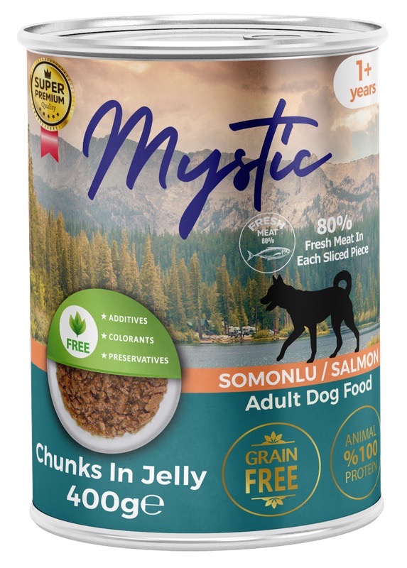 Mystic Dog Salmon Jelly вологий корм для собак з лососем, 400 г