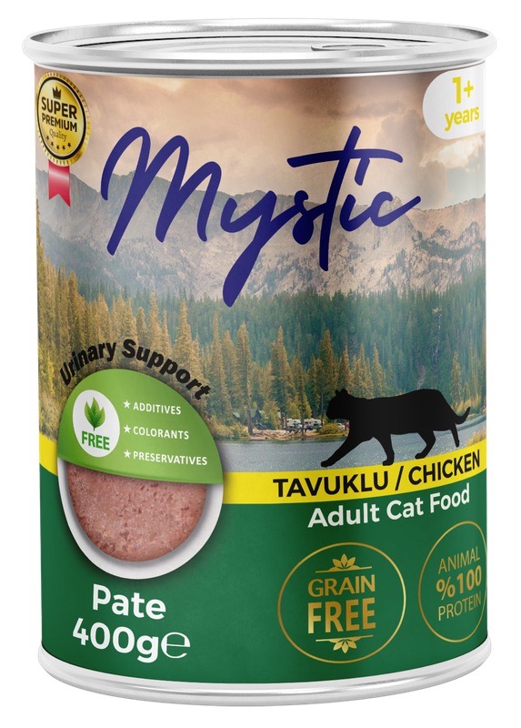 Mystic Cat Chicken Pate вологий корм для котів з куркою, 400 г
