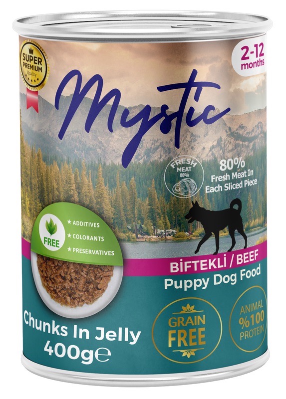 Mystic Puppy Beef Jelly вологий корм із яловичиною для цуценят, 400 г